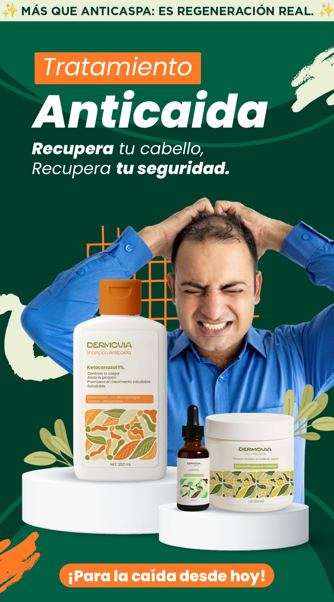 Dermovia | Tratamiento Anticaida