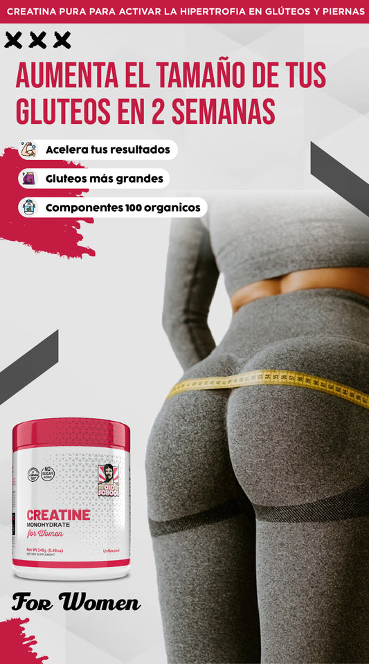 Creatine - Aumenta los glúteos en 2 semanas