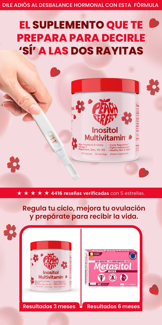 Inositol| Mejora tu fertilidad de forma natural.