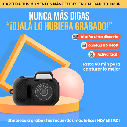 mini cámara| Tu vida merece ser recordada en HD.