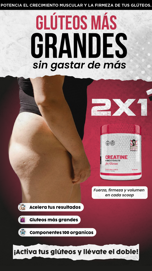 SUPERPROMO| Más volumen para tus gluteos + 2x1!