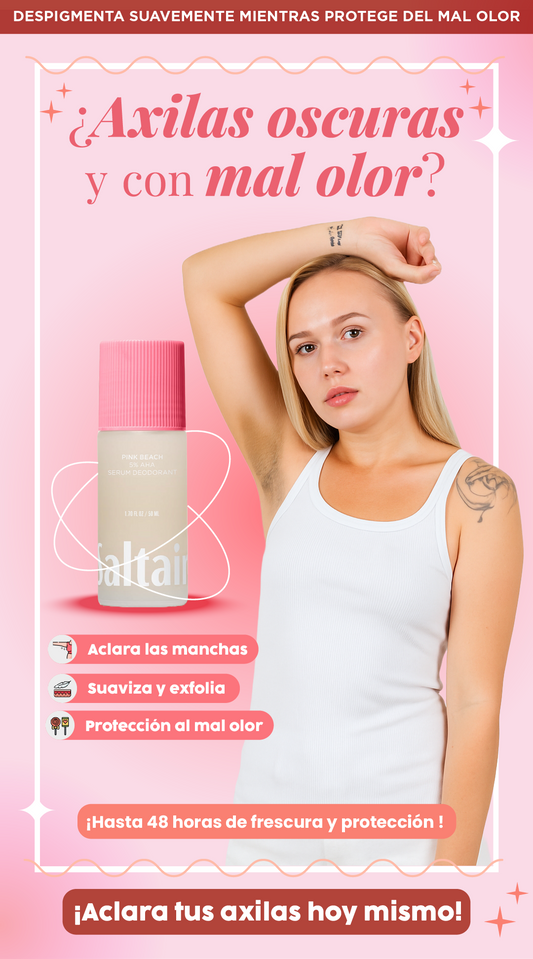 Pink Beach| Desodorante y skincare en uno solo